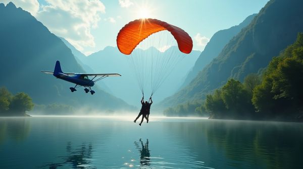 Vivez des sensations fortes avec un saut en parachute à Annecy